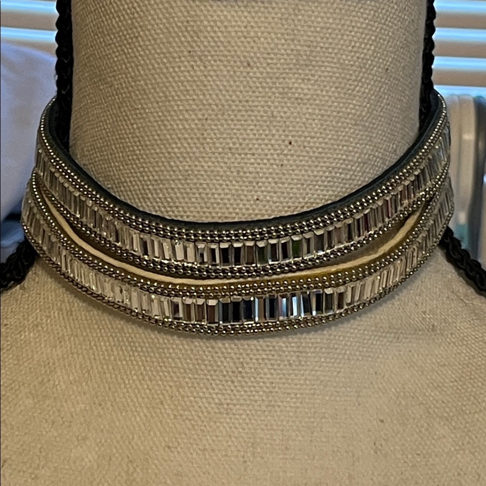 Beautiful boho rhinestone chokers, set of 2 - Picture 5 of 11